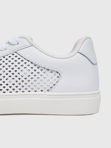 KIKI 03 leather sneakers with perforations - 4