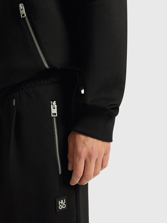 Cotton sports trousers with pockets - 3