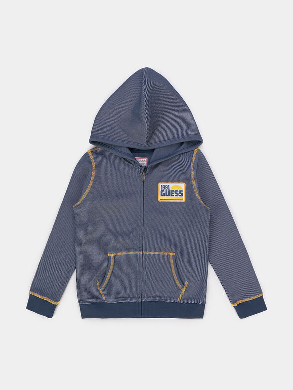 Sweatshirt with logo embroidery - 1