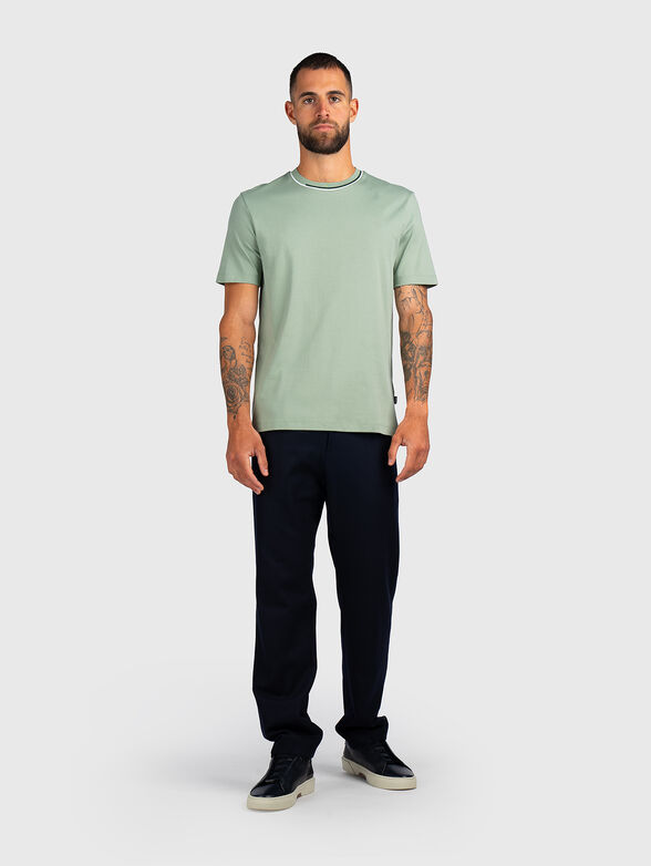 Roun neck cotton T-shirt - 2