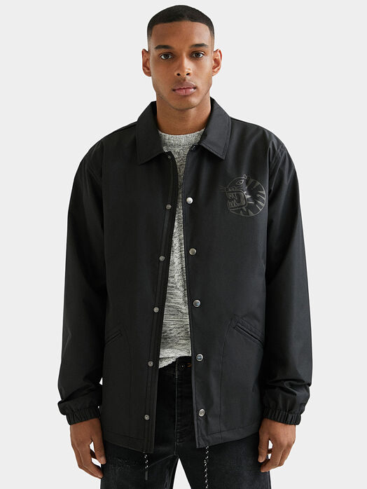 HERNANDEZ black jacket with collar