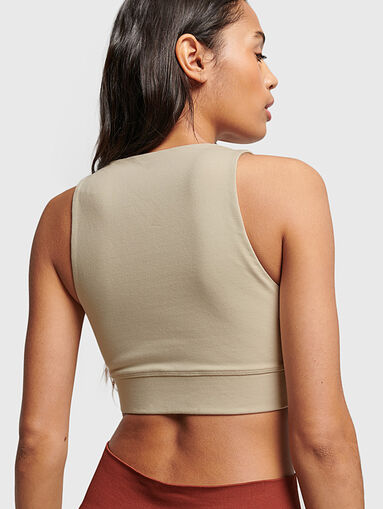 CODE CORE beige sports top  - 3