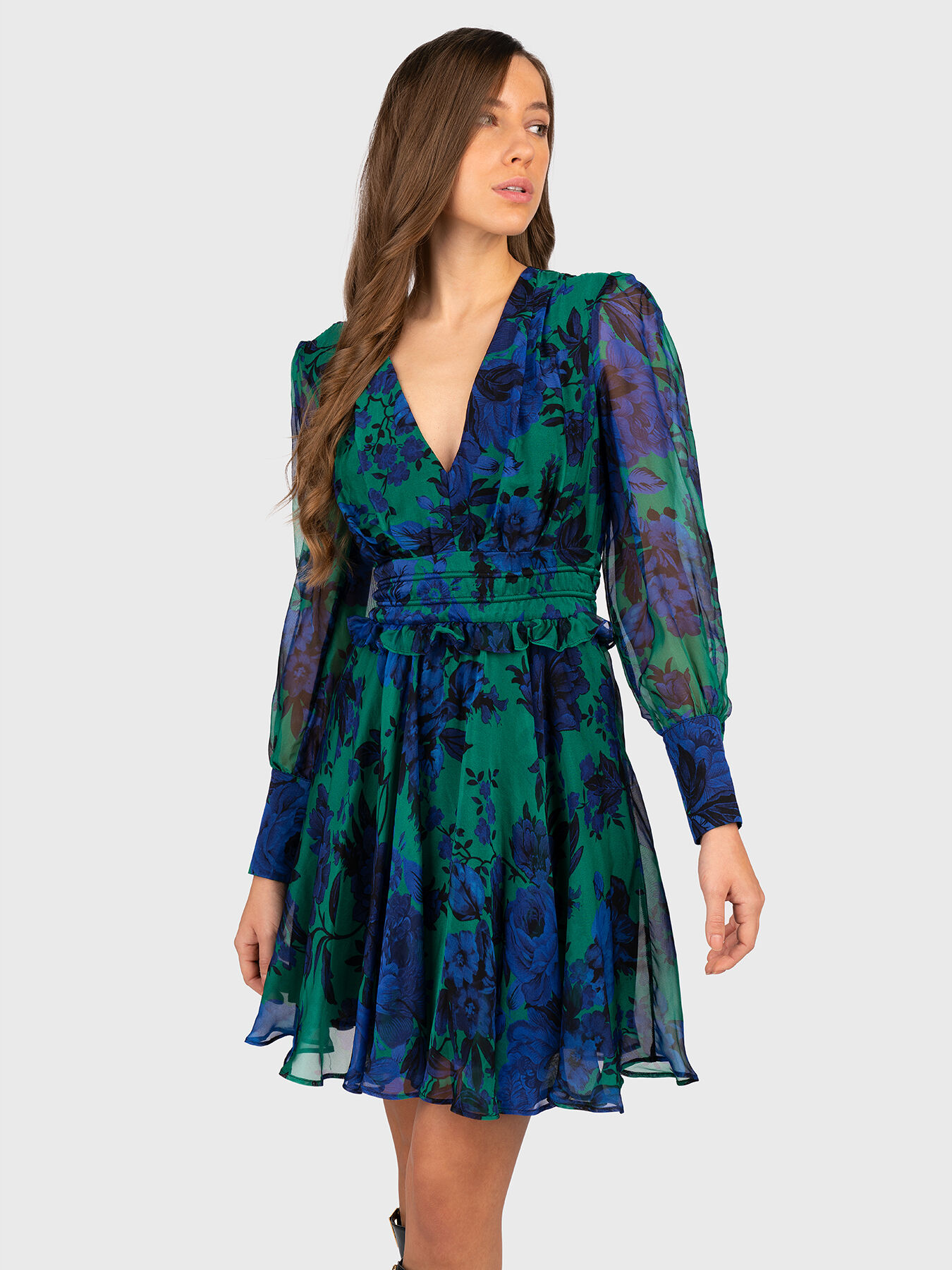 Lenina ♥ GIA embroldered puff shoulder dress/追跡付 13657212-1464945456463595.jpg