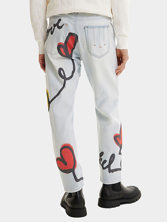 FARGO jeans with contrasting print - 2