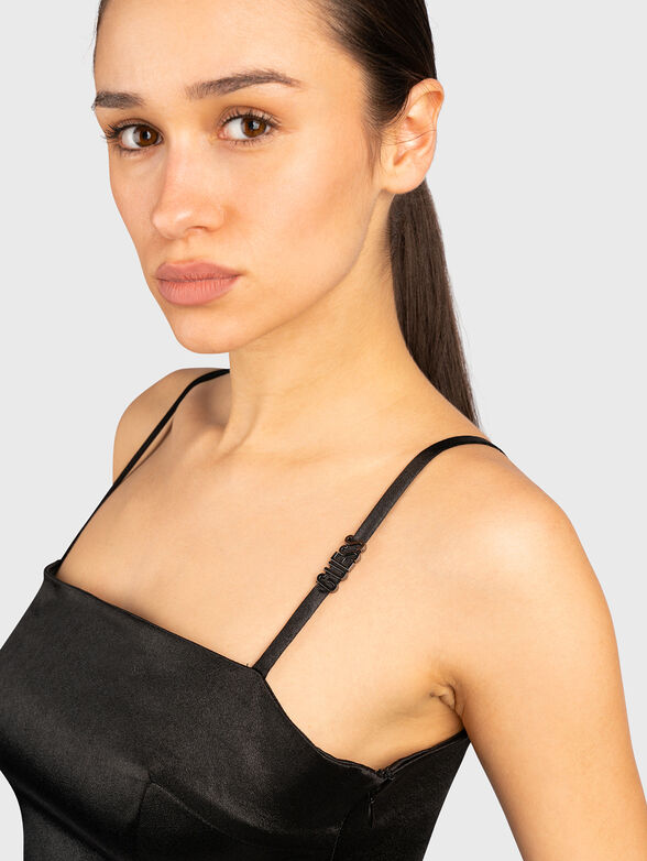 DAIANA black mini dress - 3