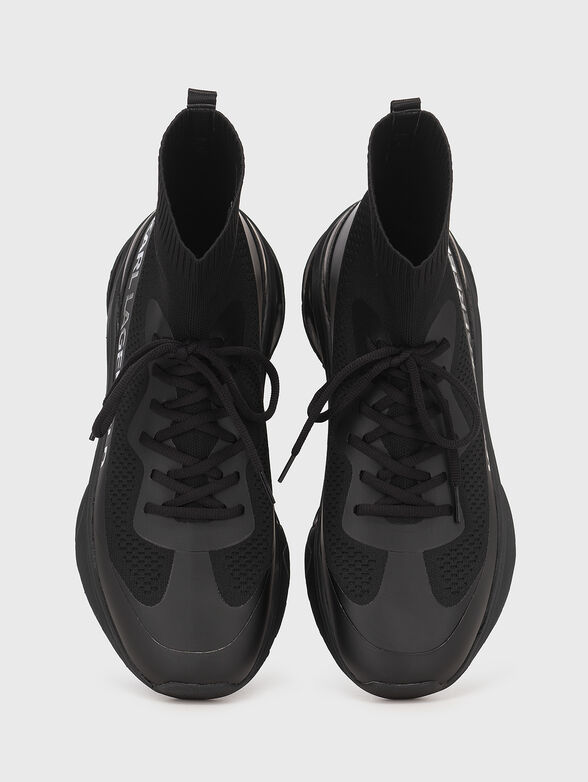 Black sneakers with logo detail   - 6