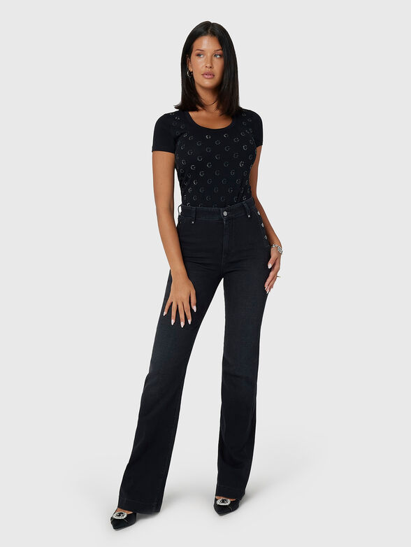 Cotton T-shirt with logo - 2