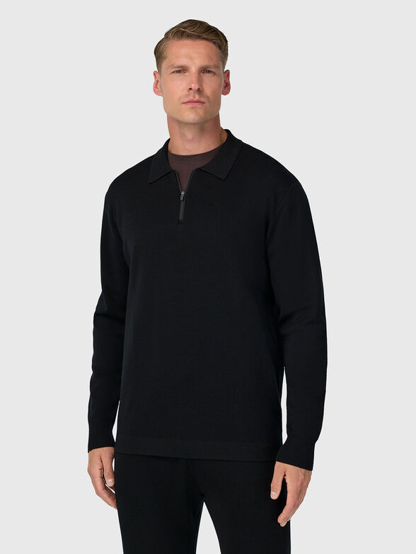 Pullover with zip - 1