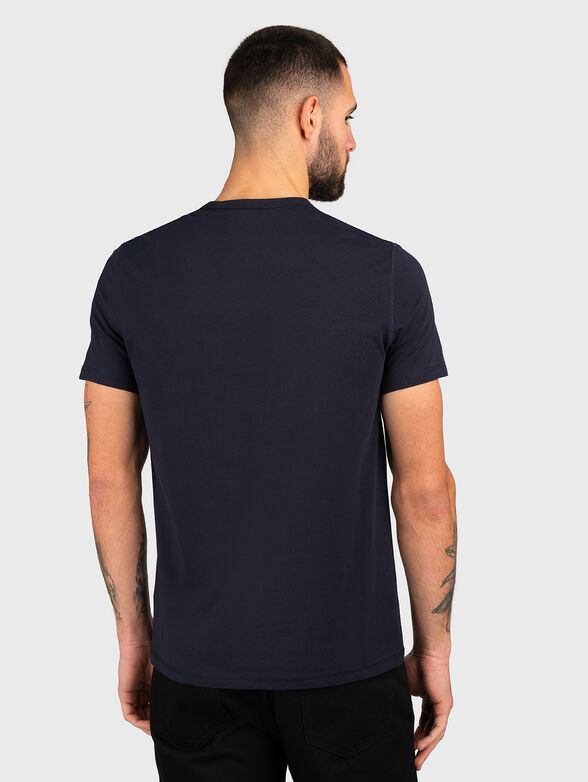 Cotton T-shirt with triangular logo - 2