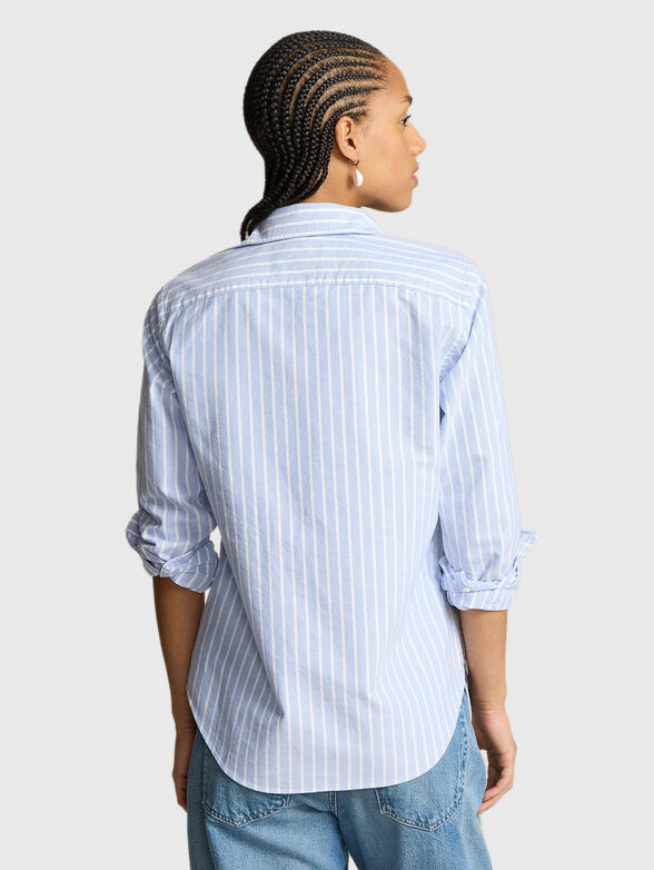 Striped shirt with logo detail  - 3