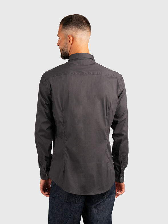 Black shirt with logo embroidery - 2