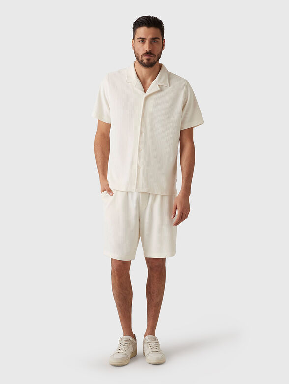 Textured short sleeve shirt  - 2