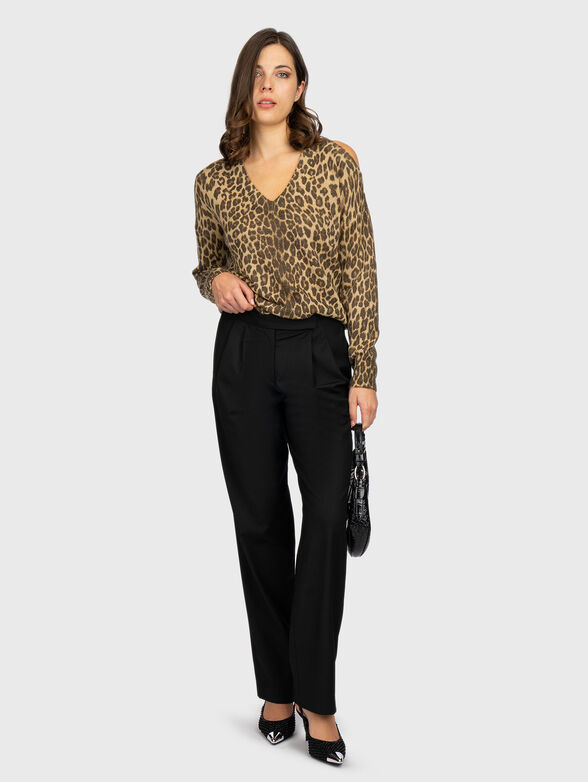 Wool blend trousers - 4