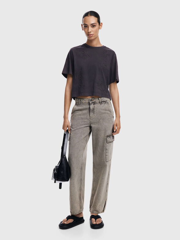 BAHO T-shirt with floral details - 2