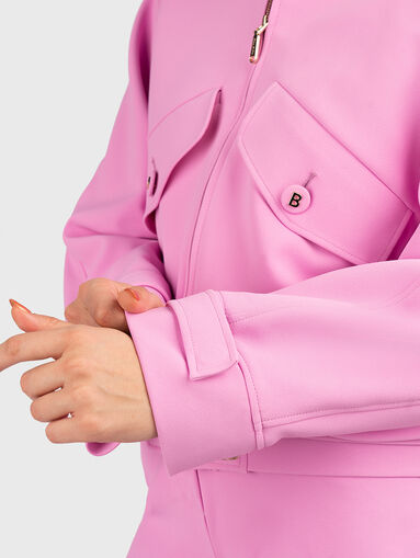 Bomber jacket in pink - 4