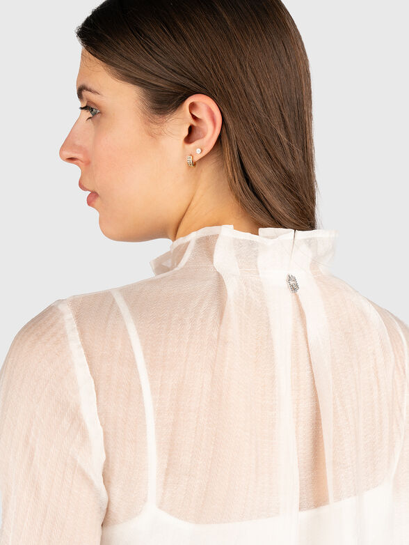 Shirt with sheer effect - 5