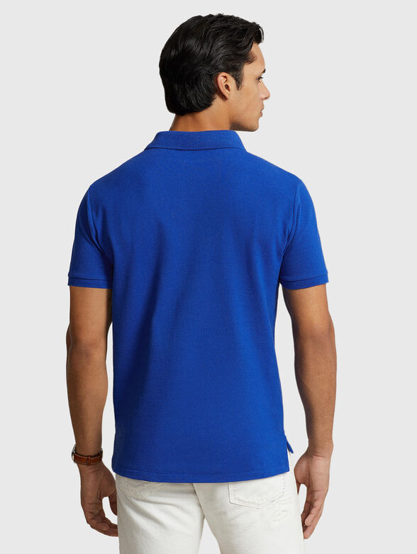Cotton Polo-shirt with contrasting embroidery - 3