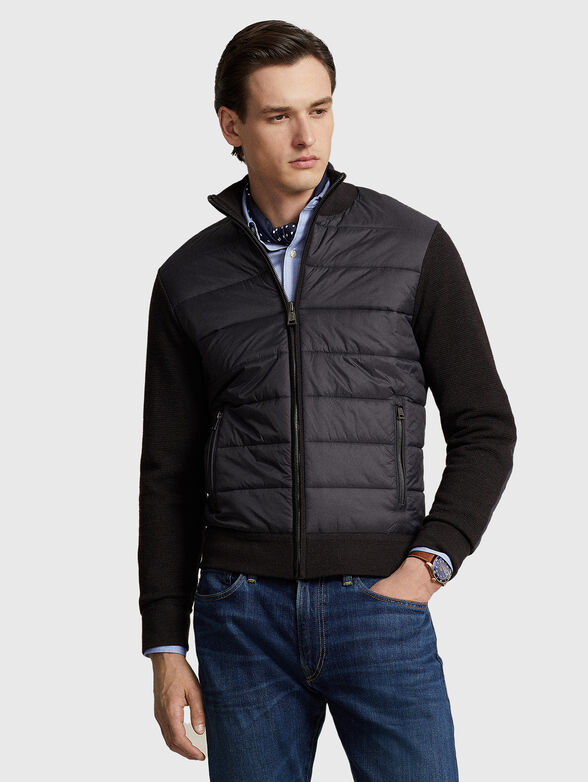 Jacket with quilted effect  - 1