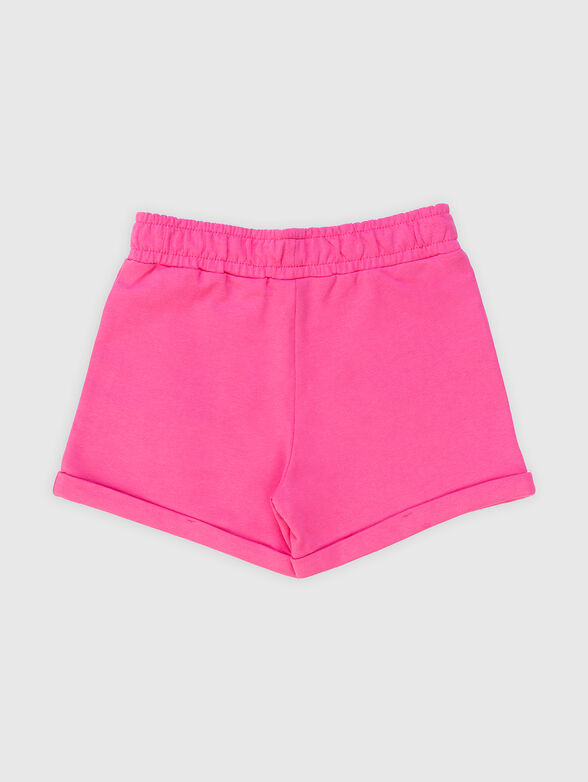 Cotton shorts with rhinestones - 2