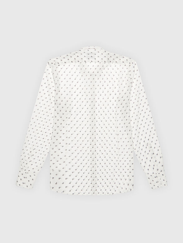 NAPOLI cotton shirt with print - 2