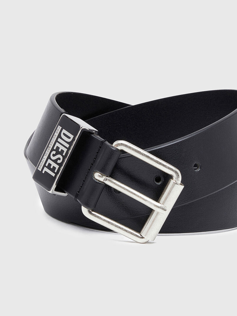 B-GLOSSY LOOP 40 leather belt  - 3