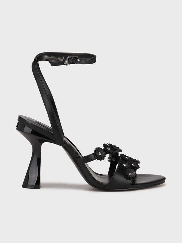 LISA 07 black heeled sandals - 1