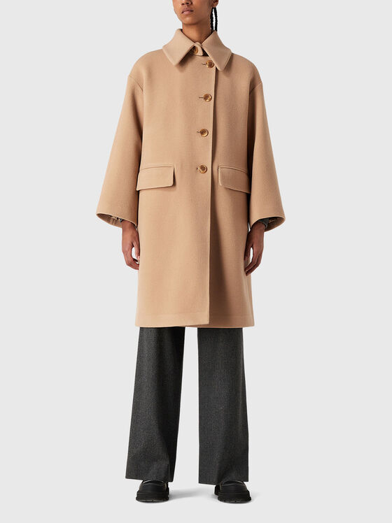 Oversized wool coat - 1