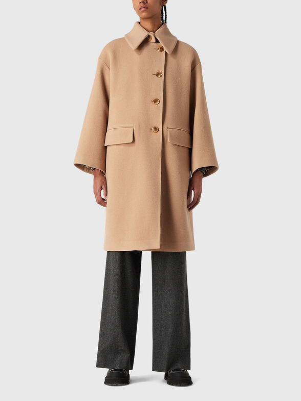 Oversized wool coat - 1