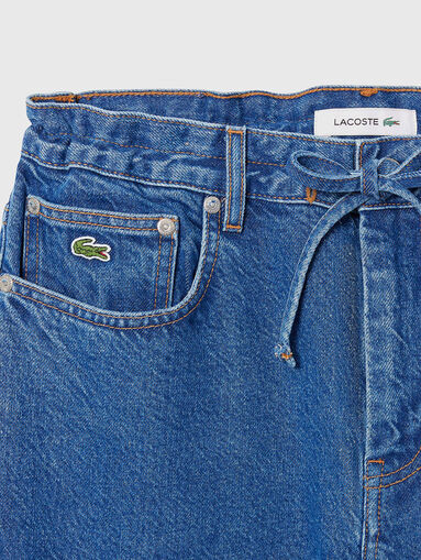 Low waisted wide leg jeans - 3