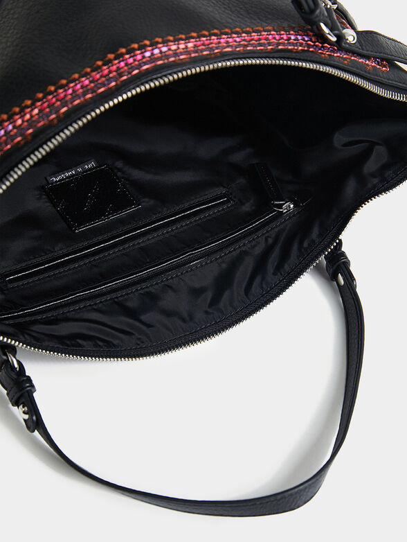 Handbag with embroidered details - 5