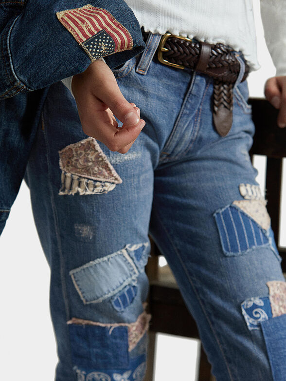 ASTOR jeans with patchwork elements - 3
