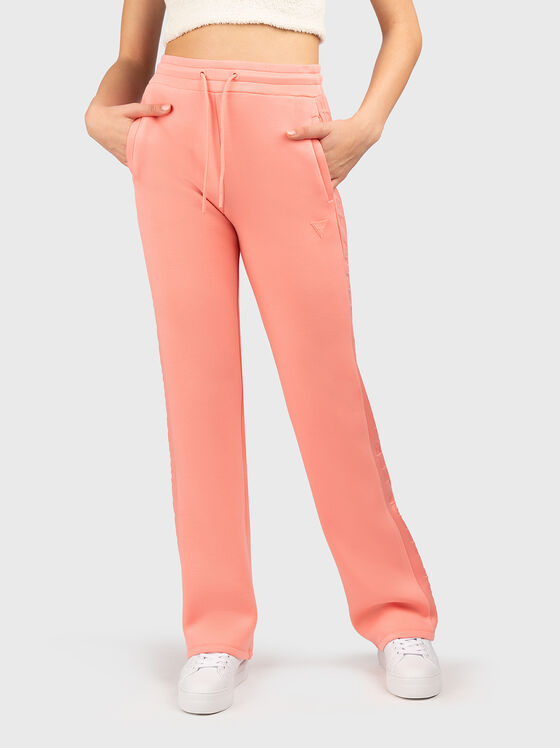 BRENDA sports trousers in coral color - 1