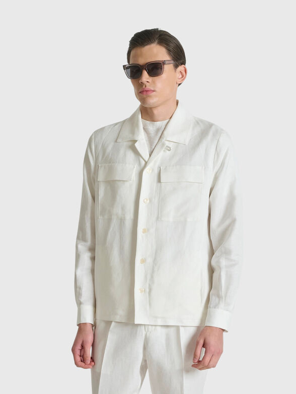 Shirt of linen blend - 1