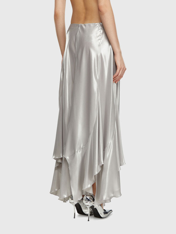 O-NAMIT metallic effect maxi skirt - 1