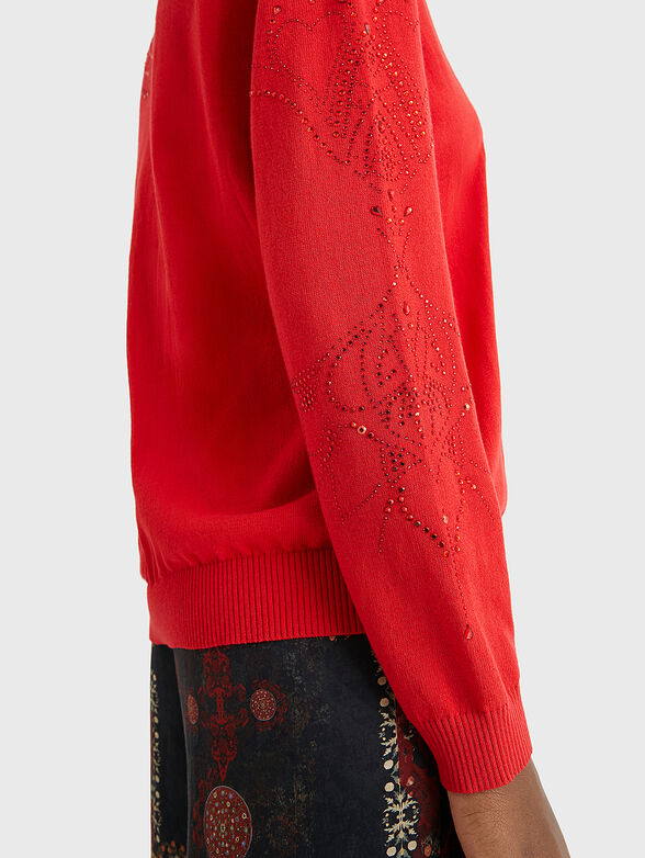 GANTE Sweater in red color - 5