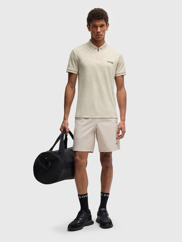 Polo shirt with zip and short sleeves - 2