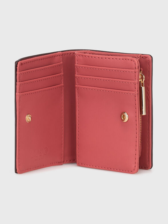 Black wallet with gold logo - 3