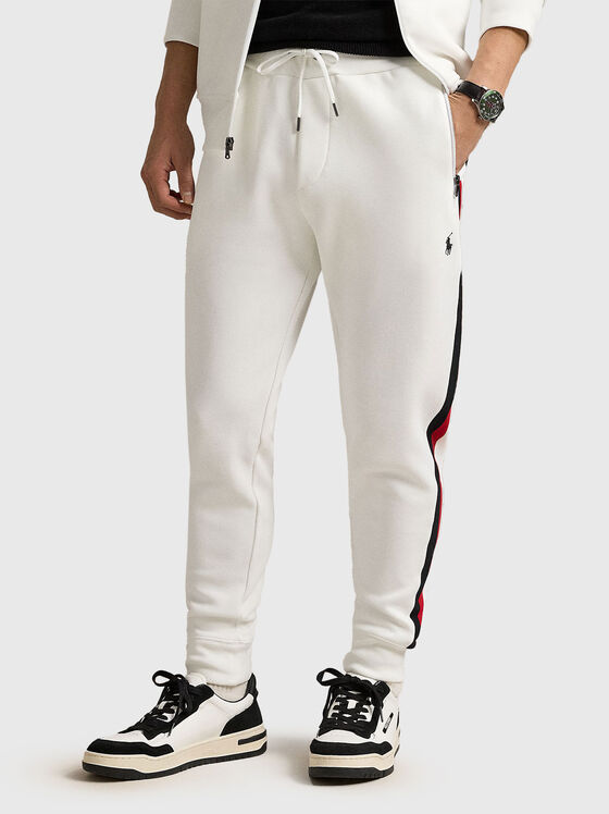 Contrast trim track pants - 1