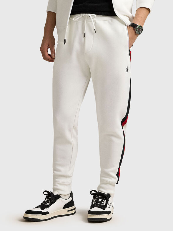 Contrast trim track pants - 1
