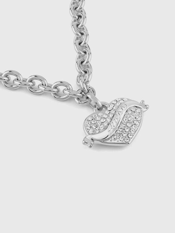 HEART bracelet with rhinestones - 2