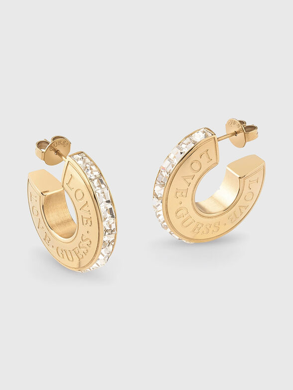 LOVE GUESS gold earrings - 1