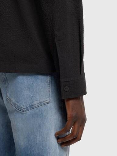 Oversized button-down shirt - 5