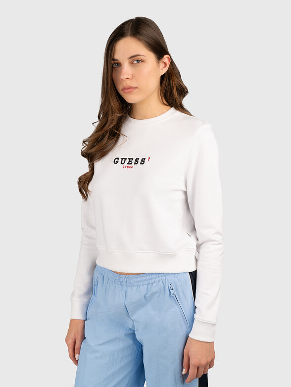 Sweatshirt with logo embroidery - 1