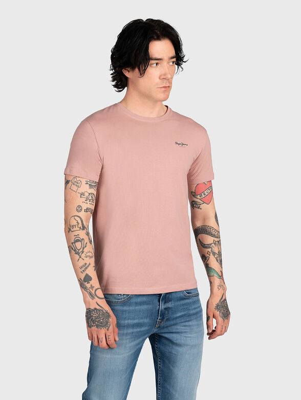 JACK dark blue T-shirt with logo detail - 1