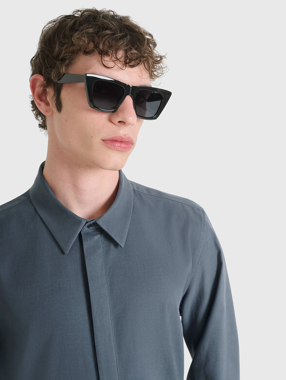 DENVER long sleeve shirt in black - 4