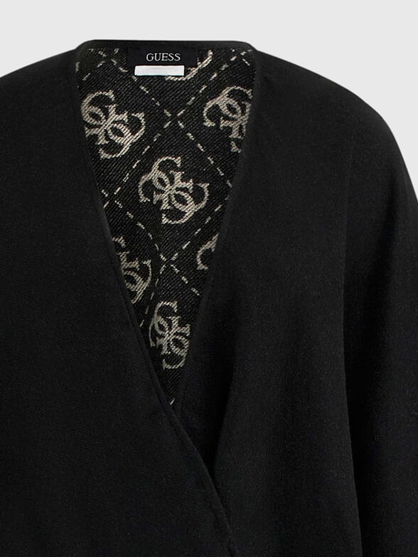 Reversible poncho with 4G logo - 2