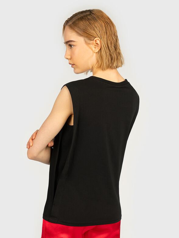 Black top with accent lettering - 3