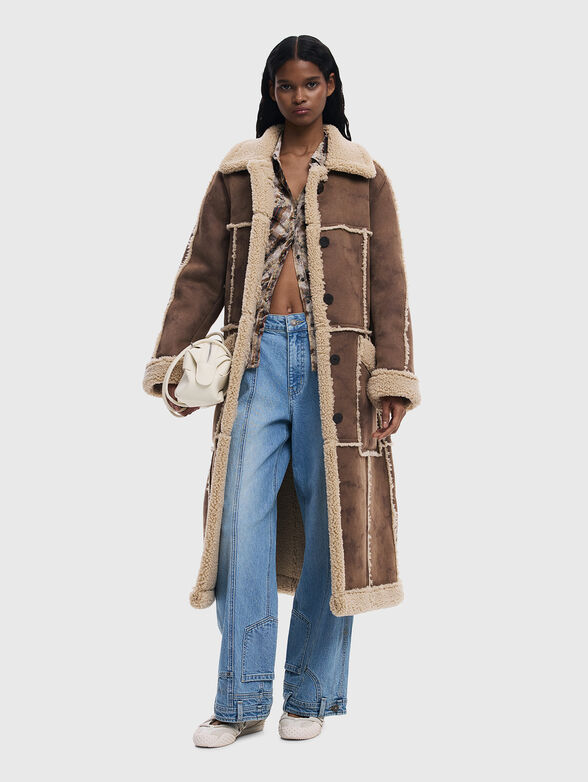 Eco leather coat  - 1