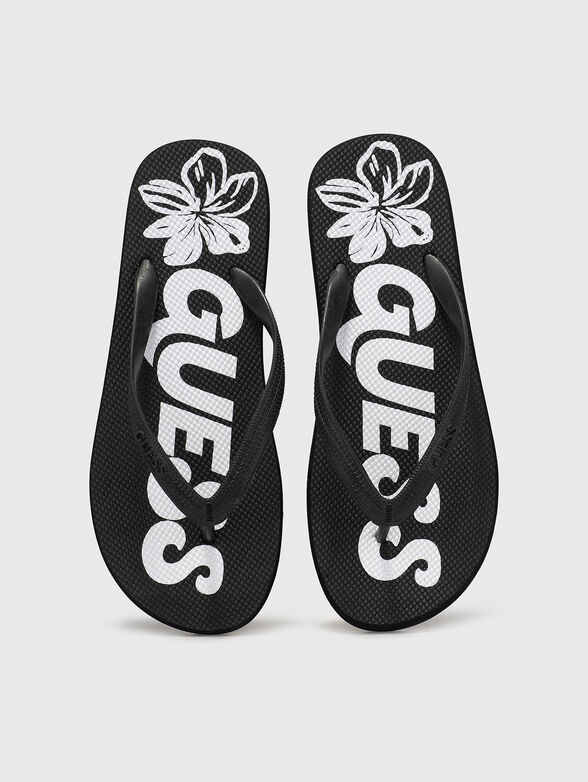 Beach slippers with a logo accent - 6