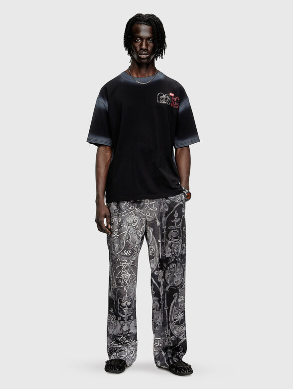 T-BOXT-T10 cotton t-shirt with accent print - 2